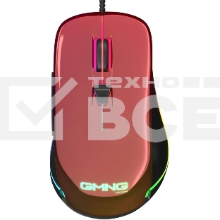 Мышь проводная GMNG 850GM красный, 7200 dpi, USB, кнопки - 6