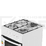 Плита комбинированная Flama RK 23-105 W белый, конфорок 4 шт, духовка 50 л, 50 см x 85 см x 60 см, фото8