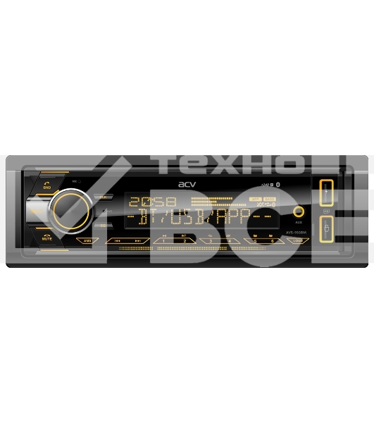 Автомагнитола ACV AVS-950BM, 1 DIN, Bluetooth, USB Type-A, AUX