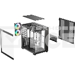 Корпус Ocypus Delta C74 ARGB Black, Midi-Tower, чёрный, 2 x 120 мм, фото3