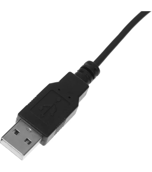 Гарнитура VT VT6200-D чёрный-серебристый, проводная, USB