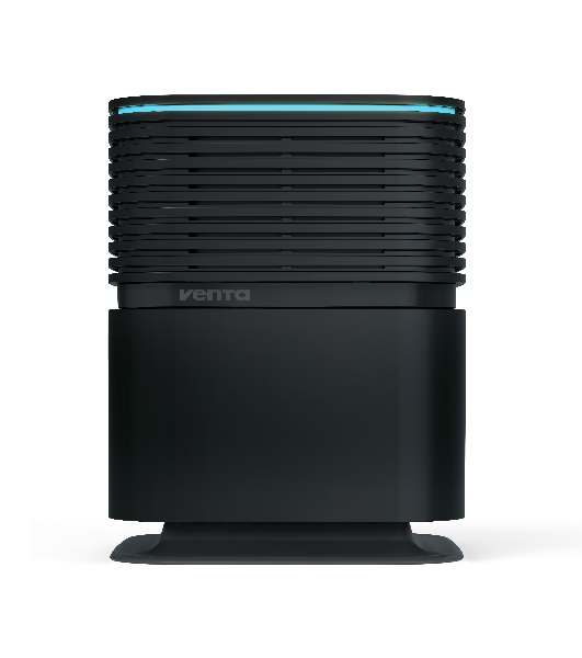 Мойка воздуха Venta AEROSTYLE LW74 черный, 90 м², 9 л, холодное испарение, без сменных фильтров, гигростат, ночной режим, 4 режима работы