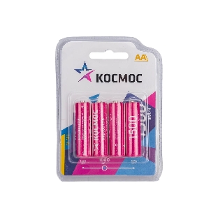 Аккумулятор AA/R6 NI-MN 1500мА.ч BP-4 (блист.4шт) КОСМОС KOCR6NIMH1500mAh4BL