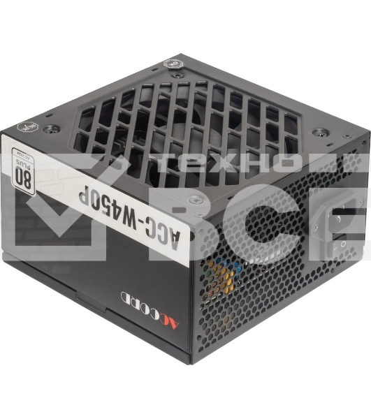 Блок питания Accord  ACC-W450P, 450Вт, 80 PLUS WHITE, 120мм, черный