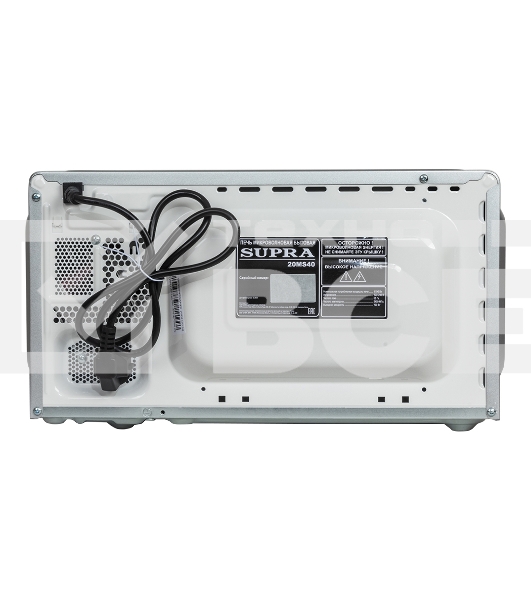 Микроволновая печь SUPRA 20MS40 белый 20л 700Вт  поворотный механизм