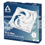Вентилятор для корпуса Arctic P12 Max белый, 120 мм, 3300 об/мин, 25.3 дБ, 4 pin, фото4