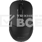 Мышь беспроводная A4Tech Fstyler FB10CS черный, 2000 dpi, радиоканал, Bluetooth, USB, кнопки - 4, фото 1