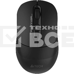 Мышь беспроводная A4Tech Fstyler FB10CS черный, 2000 dpi, радиоканал, Bluetooth, USB, кнопки - 4
