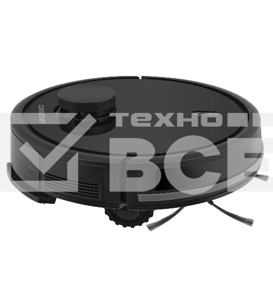 Робот-пылесос Coolfort CF-3206 черный, 2600 мАч Li-Ion, уборка влажная/сухая, пылесборник контейнер 0.23 л