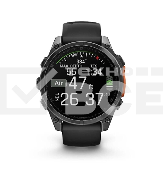 Смарт-часы Garmin Fenix 8 AMOLED серый, черный 47мм