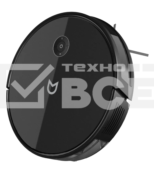 Робот-пылесос Irbis Bean 0421 чёрный, 2500 мАч Li-ion, уборка влажная/сухая, пылесборник контейнер 0.34 л