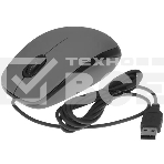 Мышь проводная Logitech M111 SILENT серый, 1000 dpi, USB, кнопки - 3, фото3