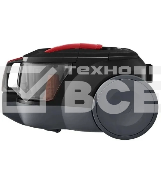 Пылесос LG VC5316NNTR черный/красный, 330/1600 Вт, уборка сухая, пылесборник контейнер 1.3 л