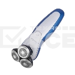 Бритва Centek CT-2152 (сер/бел/син) 5 ВТ, 3 плав. головки, аккумулятор+работа от сети, фото3