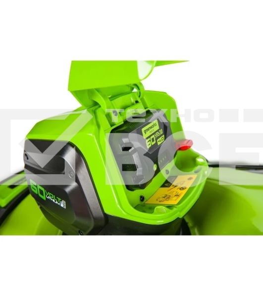 Газонокосилка аккумуляторная  GreenWorks GD60LM46HPK4, 60V, 46 см, бесщеточная, с 1хАКБ 4 А.ч. и ЗУ (2502807UB)