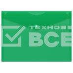 Конверт на кнопке Silwerhof Eco A4 пластик 0.12мм зеленый, фото 1