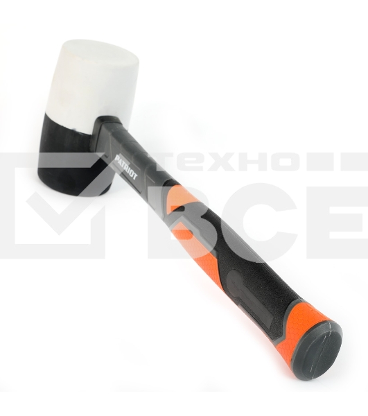 Киянка PATRIOT RMF-680BW черно-белая, с фиберглассовой рукояткой, 680г