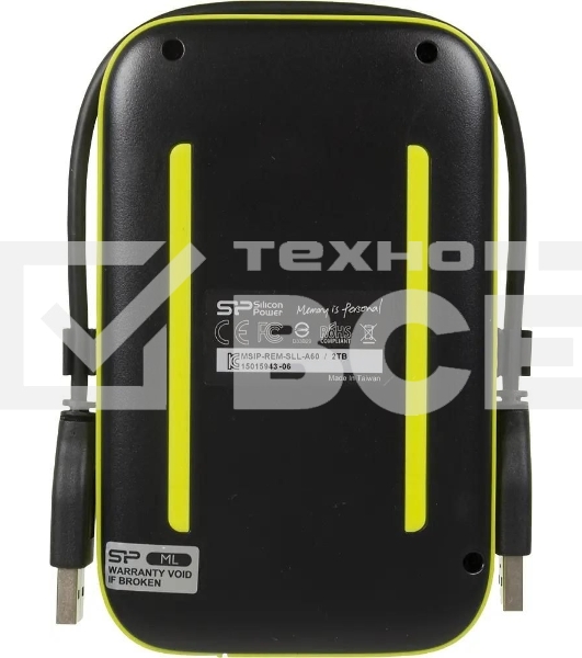 Внешний HDD Silicon Power USB 3.0 2Tb A60 SP020TbPHDA60S3K Armor 2.5