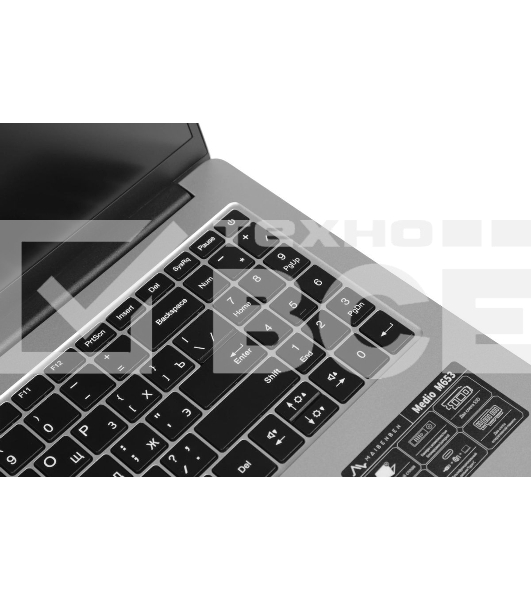 Ноутбук MAIBENBEN Medio M653 Ryzen 3 5400U 8Gb SSD 512Gb AMD Radeon Graphics 16 WUXGA IPS Cam 45.6Вт*ч Linux Серебристый M6531SB0LSRE0
