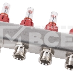 Коллектор Royal Thermo нерж. в сборе с расходомерами 1