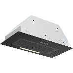 Встраиваемая вытяжка Kuppersberg INPUSH-1 60 BG High-Tech, 54 см, механическое управление, 3 скорости, 650 м3/ч, периметральное всасывание, LED освещение, угольный фильтр KFS-1 (опция), уровень шума 51 дБ, черный, фото 1