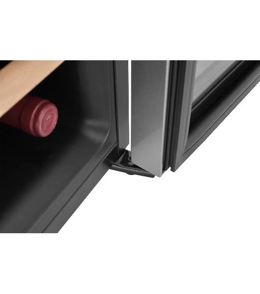 Винный шкаф ZÜGEL ZTWF182DX н/ж сталь, 46 л, 2 отсека, 18 бут.