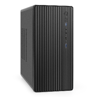 Корпус ExeGate BAA-503U2-AA500, Mini-Tower, чёрный, 1 x 80/90 мм, БП 500 Вт