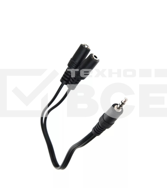 Кабель-адаптер 3.5ST(M)/2*3.5 ST(F), 0.2метра VCOM <CV203> Кабель-адаптер 3.5ST(M)/2*3.5 ST(F), 0.2метра VCOM <CV203>