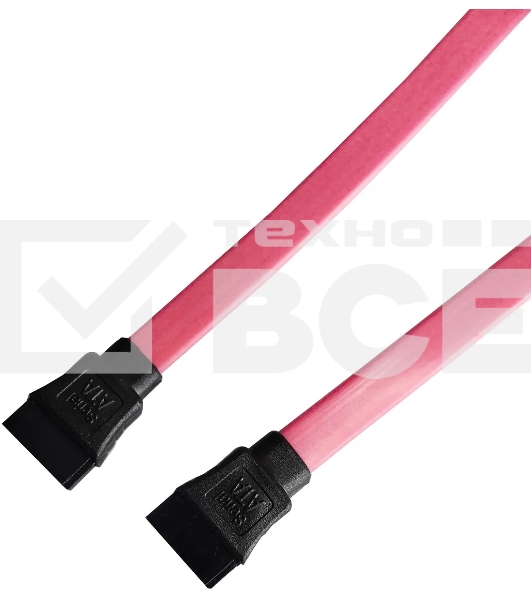 Кабель Buro SATA SATA 0.5м (BU-SATA-SATA0.5M) красный