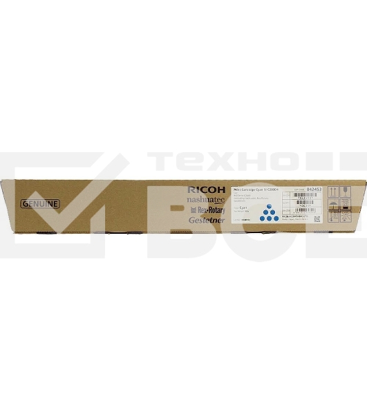 синий тонер повышенной емкости Ricoh 842453 M C2000H (15К) Print Cartridge Cyan M C2000H