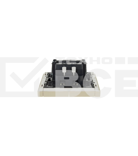 Выключатель IEK FORTE&PIANO FP406 2-кл с индикатором 10А ваниль