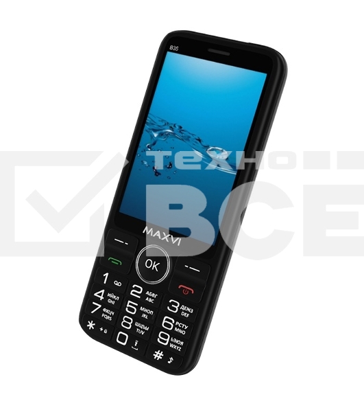 Мобильный телефон MAXVI B35 черный