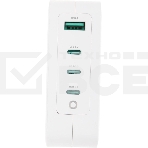 Сетевое зарядное устройство (адаптер питания) TopON GaN 130W 3xType-C, USB, Power Delivery, Quick Charge 4.0, белый TOP-GaN-130W, фото3