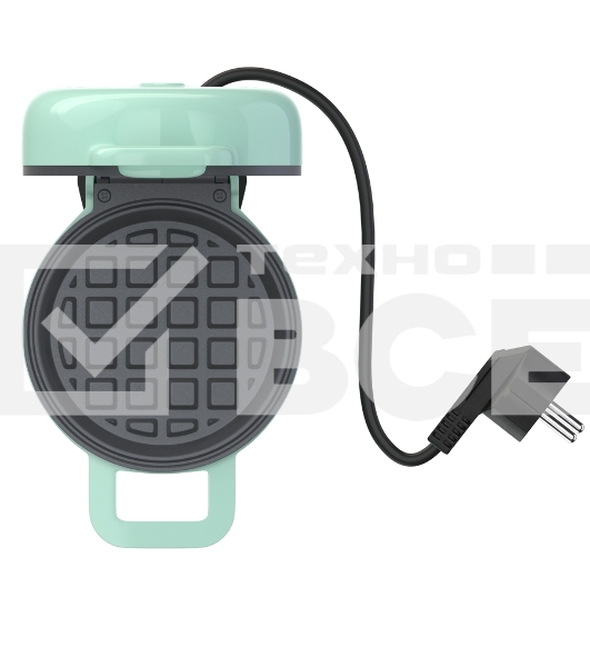 Вафельница для венских вафель MAXVI SM552P tiffany blue