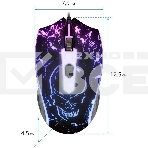 Мышь проводная Defender Overmatch GM-069 черный, 2400 dpi, USB, кнопки - 4, фото22