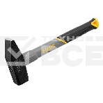 Молоток слесарный Denzel 1000 г, кованый, фибергласовая рукоятка c TPR покрытием, фото 1