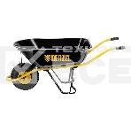 Тачка строительная Denzel усиленная, объем 130 л, 230 кг, колесо 15х6.00-6, фото7