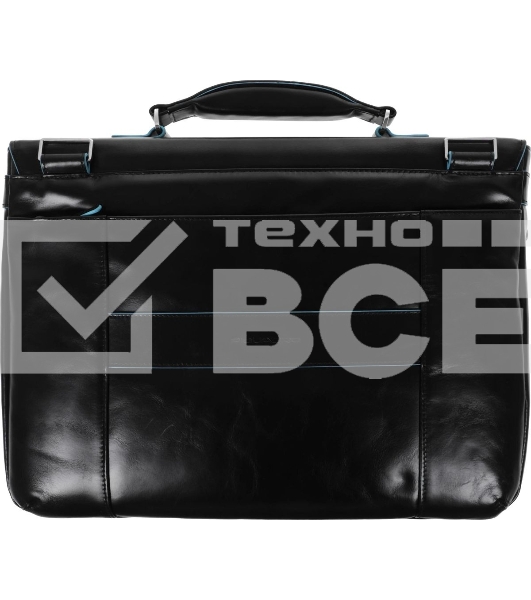 Портфель Piquadro Blue Square CA3111B2/N, черный, натур.кожа/нейлон