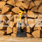 Топор-колун Denzel 21430 F3, 640 гр, двухкомпонентная рукоятка, 320 мм, фото3