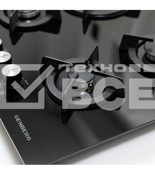 Газовая варочная панель GENBERG G6024-WGIK черный