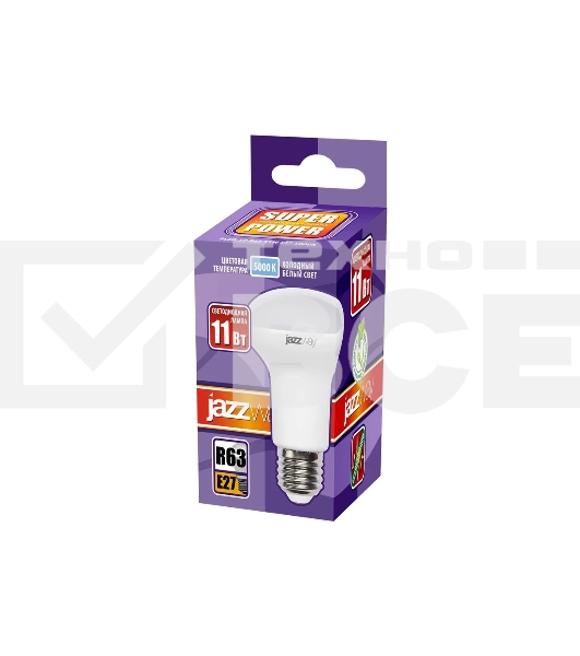 Лампа светодиодная JazzWay PLED-SP R63 11Вт 5000К холодный белый E27 820лм 230В