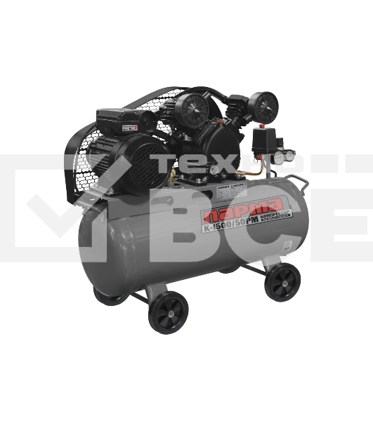 Компрессор поршневой Парма K-1500/50РМ масляный 202л/мин 50л 1500Вт серый/черный