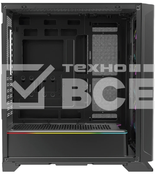 Компьютерный корпус Forza FZ-G901 EATX Case, black, w/o psu,Tempered glass front panel, 2x3,5', 2x2,5',USB3.0*1+USB3.0
