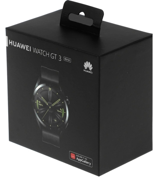 Смарт-часы Huawei Watch GT 3 JPT-B29, 46мм, 1.43', черный/черный