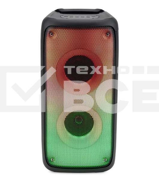 Минисистема Hyundai H-MC1230 черный 40Вт FM USB BT micro SD