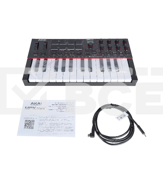 Миди-клавиатура AKAI MPK Mini IV черный миди-клавиатура