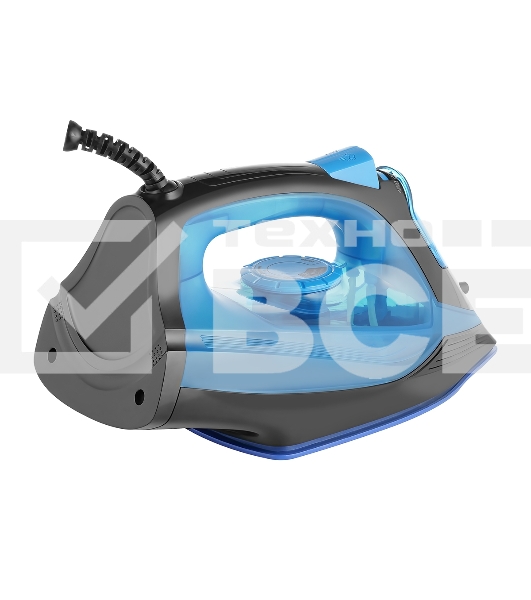 Утюг Centek CT-2351 синий, 2200 Вт, 35 г/мин, 130 г/мин, 300 мл