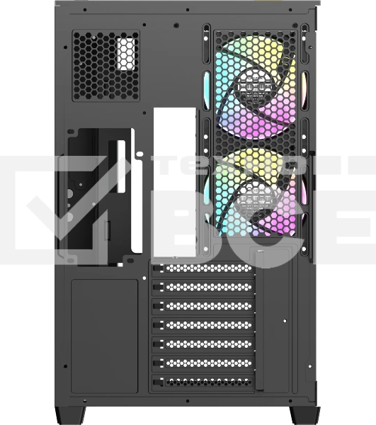 Корпус Ocypus Delta C74 ARGB Black, Midi-Tower, чёрный, 2 x 120 мм