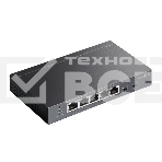 Коммутатор настольный TP-Link TL-SG1005P-PD с 5 гиг. портами (1 порт с входящим PoE++, 4 порта с исходящим PoE+), бюджет PoE: 9, 21, 47 или 66 Вт (зависит от используемого стандарта входящего PoE), фото4