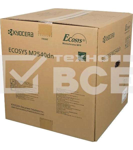 МФУ лазерный Kyocera Ecosys M2540dn (1102SH3NL0), A4, ч/б, печ. до 40 стр/мин., скан. до 40 стр/мин. (ч/б) 23 стр/мин. (цвет), 1200 x 1200 dpi (пеечать) 600x600dpi (скан.), USB, RJ-45